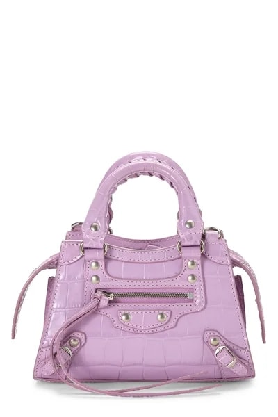 Balenciaga — Embossed Neo Classic City Nano — Handbag — resale