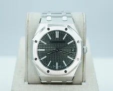 Audemars Piguet — Audemars Piguet Royal OAK 50th Anniversary 15510ST Green Dial 2022 Full SET — Watch — resale