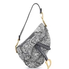 Dior — Christian Dior Saddle Embroidered Medium — Handbag — resale