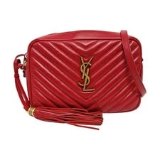 Saint Laurent — Saint Laurent Lou Solid Color Tassel Decor Zipper - Excellent #16QXCV4 — Handbag — resale