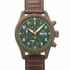 IWC — IWC Pilot Spitfire Chronograph IW387902 Automatic Green Dial 90330480 — Watch — resale
