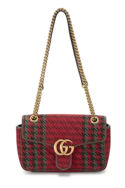Gucci — & Multicolored GG Marmont Small — Handbag — resale