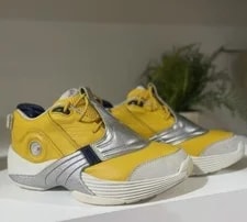 Reebok — Reebok X Eric Emanuel Answer V Lakers 3.5 Allen Iverson Mid Shoes — Sneaker — resale