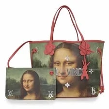 Louis Vuitton β Louis Vuitton Neverfull Masters M43373 DA Vinci Jeff Koons Auth New β Handbag β resale
