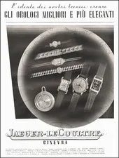Jaeger-LeCoultre — Advertisement 1940 Jaeger-lecoultre Geneva Elegance Models — Watch — resale