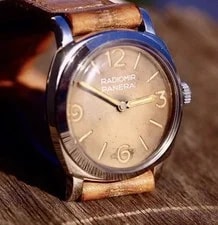 Panerai — Homage Panerai 6154 Custom Built With Early 1940’s Cortebert 592 Movement — Watch — resale