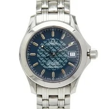 Omega — Omega Seamaster 120 Jacques Mayol 1997 2500.80 Automatic Blue Dial Stainle — Watch — resale