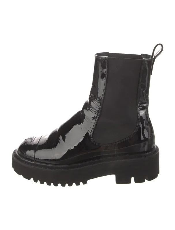 Chanel — Interlocking CC Logo Combat — Designer Shoe — resale