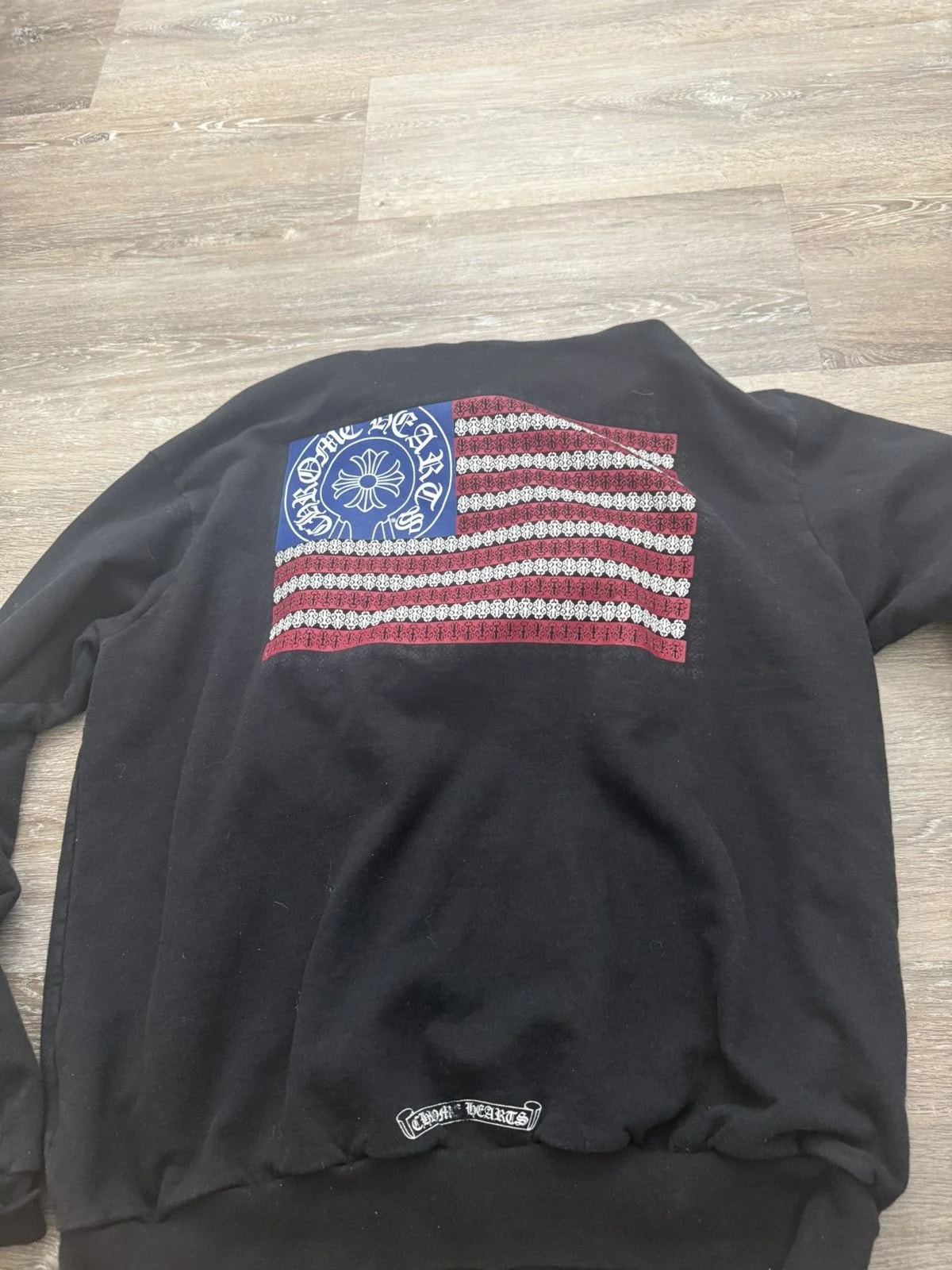Chrome Hearts — Hearts American Flag Hoodie — streetwear — resale