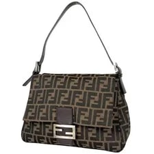 Fendi — Fendi Pattern Shoulder Mamma Baguette Shoulder #BS604 — Handbag — resale