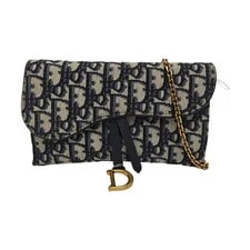 Dior — Dior Saddle Series Monogram Chain Strap - Very Good #ACBBL0 — Handbag — resale
