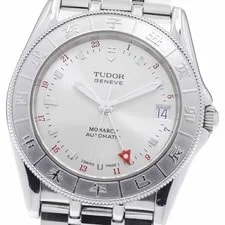 Tudor — Tudor 38080 Monarch Date GMT Automatic Silver Dial Stainless Steel — Watch — resale