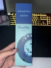 Swatch — Swatch Audemars Piguet X Royal Pop Lan Ba Blue/Gray Quartz Box — Watch — resale