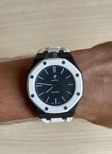 Audemars Piguet X Swatch — Audemars Piguet X Swatch Royal Pop Eight Black SSX03W101N NEW With Strap — Watch — resale