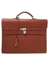 Hermès — Hermes Kelly Depeche38 Business Dark DustBag #T051 — Handbag — resale