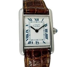 Cartier — Cartier Must Tank SM W1001543 Silver925 Quartz White Dial Exterior Finish A Rank — Watch — resale