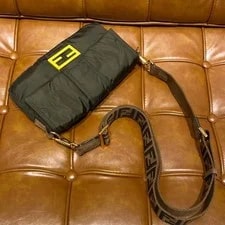 Fendi — Fendi Baguette Double F Crossbody - Excellent #15JEEXT — Handbag — resale
