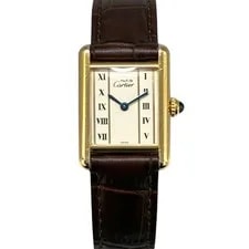 Cartier — Cartier Must Tank SM 1613 20.5mm Vermeil Silver 925 Quartz Cartie — Watch — resale