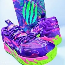 Puma — Puma MB.03 US 15 Basketball LaMelo Toxic 378916 01 New — Sneaker — resale