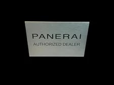 Panerai — Panerai Authorized Dealer Steel Plaquette Plate — Watch — resale