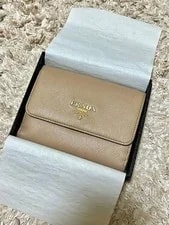 Prada — Prada W Hook Bi Fold Wallet From Japan — Handbag — resale