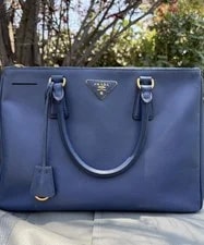 Prada — Prada Galleria Lux Double Zip — With — Handbag — resale