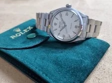 Rolex — Rolex Air King 5500 Silver Dial 3-6-9 Automatic Caliber 1520 Oyster Bracelet 78 — Watch — resale