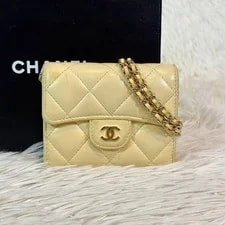 Chanel — Chanel Matelasse Coco Mark Chain Wallet Auth — Handbag — resale