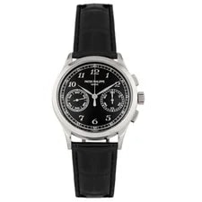 Patek Philippe — Patek Philippe Chronograph White Gold Black Dial 39.4mm 5170G-010 Full Set — Watch — resale