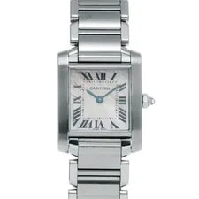 Cartier — Cartier Tank Francaise SM W51028Q3 Pink Shell Quartz From JAP — Watch — resale