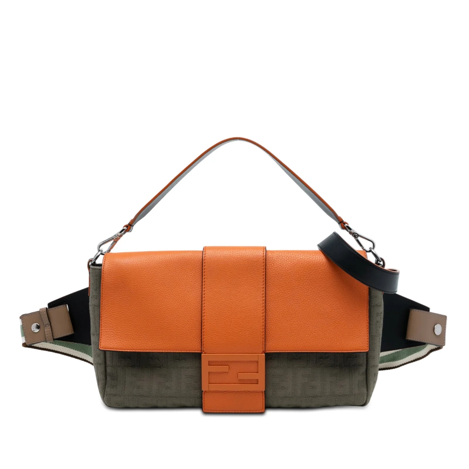 Fendi — Large and Convertible Belt Baguette — Handbag — resale