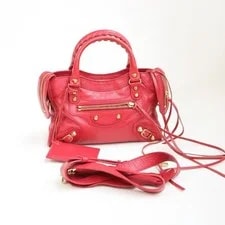 Balenciaga — Balenciaga Aged Classic City Motorcycle Top Handle Classic Auth — Handbag — resale