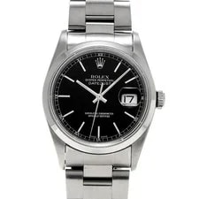 Rolex — Rolex Datejust 16200 36mm Stainless Steel Black #WW1728 — Watch — resale