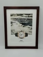 IWC — French IWC Ad - Professionally Framed (11x14) — Watch — resale