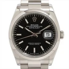 Rolex — Rolex Datejust 36 126200 SS AT Black Dial Oyster Bracelet — Watch — resale
