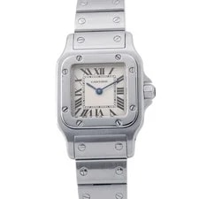Cartier — Cartier Santos Quartz W20056D6 Stainless Steel 25mm Ivory Dial 2005 #TZW1278 — Watch — resale