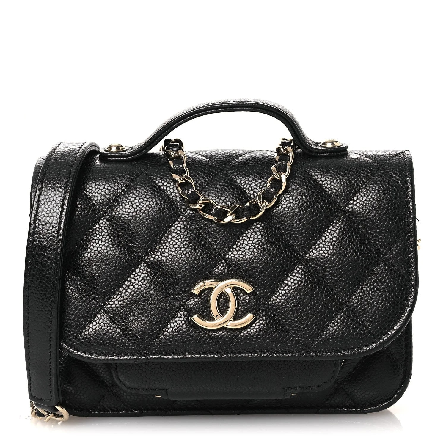 Chanel — Business Affinity With Chain — Handbag — resale