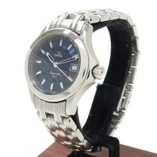 Omega — Omega Seamaster 120 Jacques Mayol 2586.80 Quartz 27mm Blue Dial SS — Watch — resale