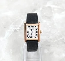 Cartier — Cartier 18k Tank Solo 18K Pink Gold Small W5200024 155425936 — Watch — resale