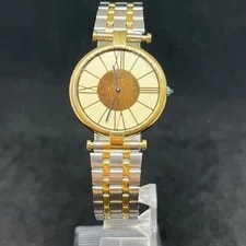 Cartier — Cartier Must Vendôme Silver Gold Two-Tone Quartz 925 Auth Non-functional — Watch — resale