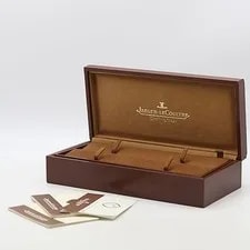 Jaeger-LeCoultre — Jaeger-LeCoultre Brown Wood Box Empty Authentic Grade 2 — Watch — resale