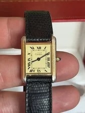 Cartier — Cartier Tank Vermeil 23mm Argent 925 Quartz — Watch — resale