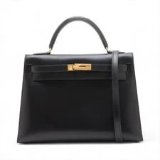 Hermès — Hermès Kelly 32 Serie Cushbell Metal Fittings □B: 1998 — Handbag — resale