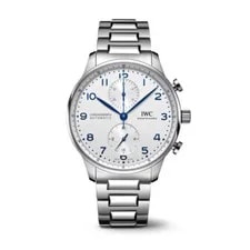 IWC — IWC Portugieser Automatic Chronograph Silver Dial Steel IW371617 — Watch — resale