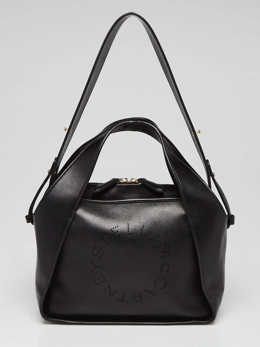 Stella McCartney — Stella McCartney Perforated Logo Mini Top Handle — Handbag — resale