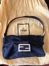 Fendi — Fendi Baguette Buckle With Dust — Handbag — resale