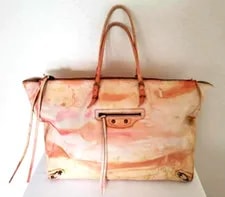 Balenciaga — Balenciaga Dyed Graffiti Giant Papier A4 City — Handbag — resale