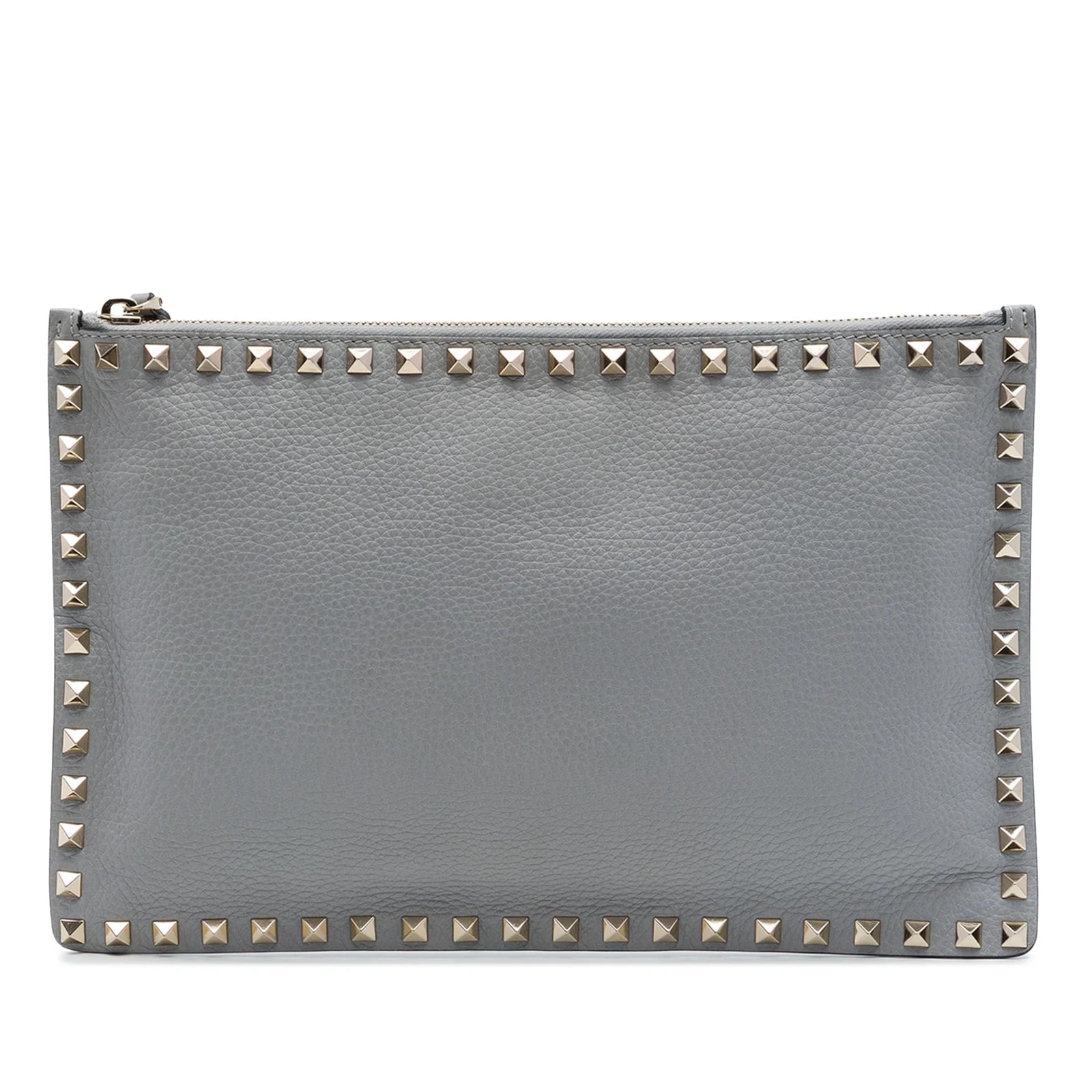 Valentino — Grained Rockstud Zip — Handbag — resale