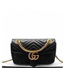 Gucci — Gucci Chevron Small GG Marmont (ws072426a8r) — Handbag — resale