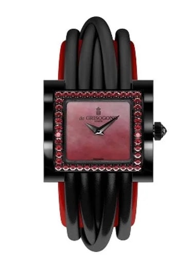 Worldofluxuryus — De Grisogono Allegra Acier Black PVD Coated Steel With Spinels Lady's — Watch — resale